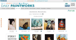 Desktop Screenshot of dailypaintworks.com